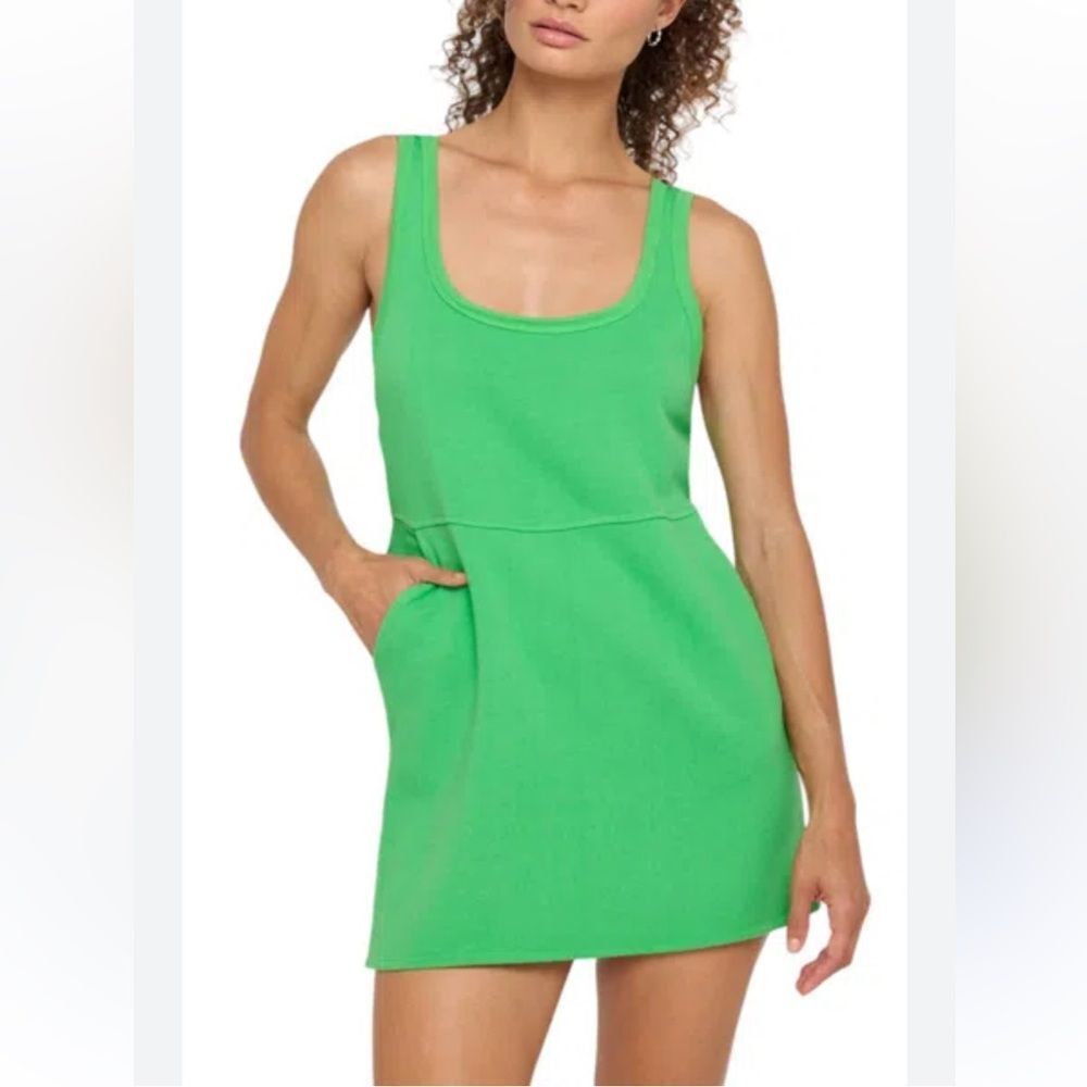 Nwt Spiritual Gangster Alessia Mini Dress In Palm Green Size Medium New $138